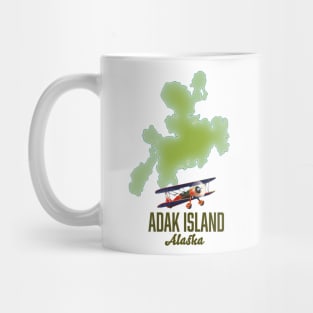 Adak Island Alaska map Mug